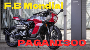 【F.B Mondial】PAGANI300 の気になるところ！