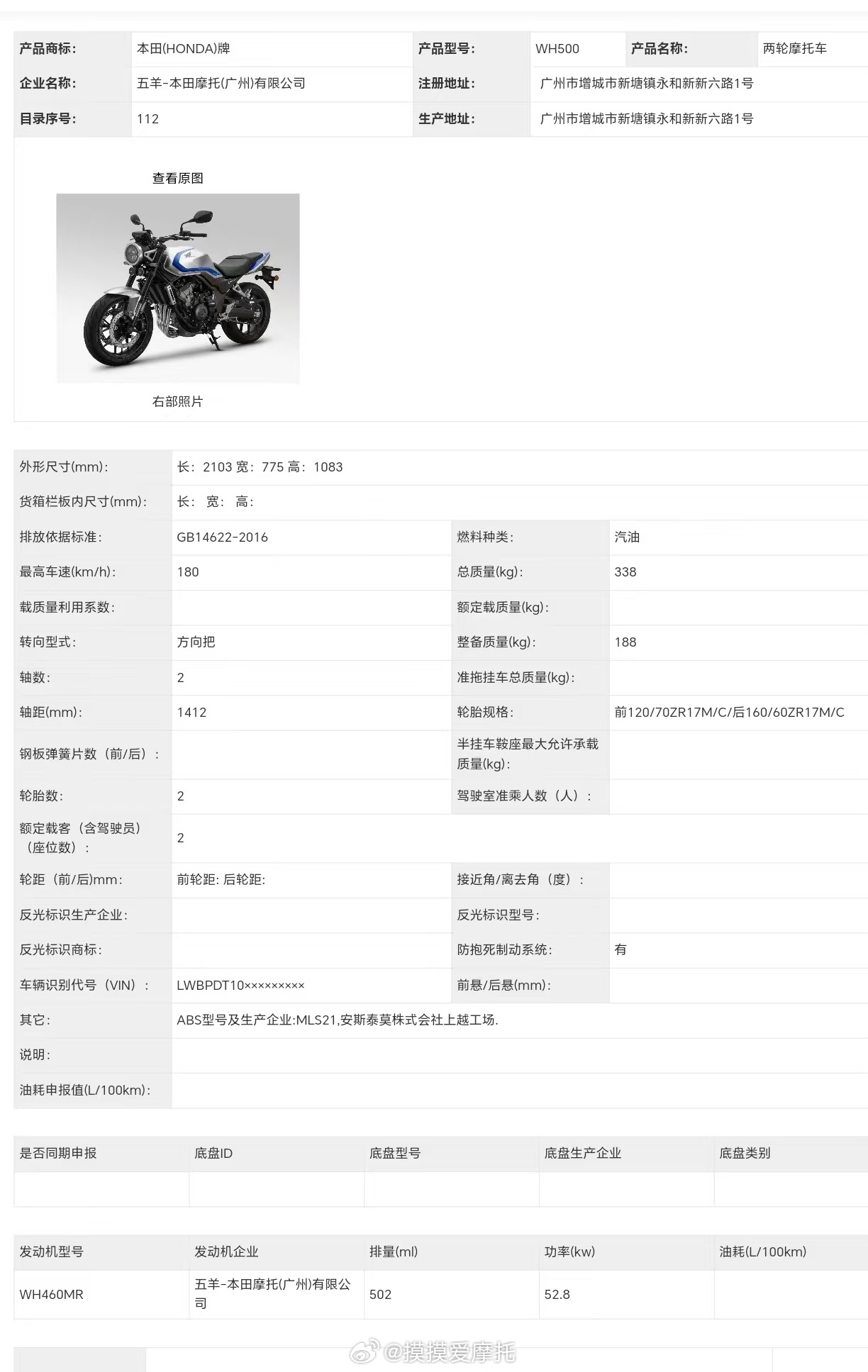 2026年モデル】 新型CB400 Super Four のスペック（馬力、サイズ）比較 